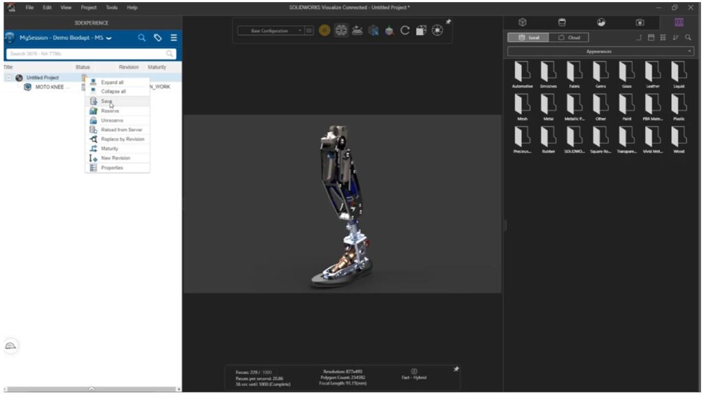 3d experience Rendering