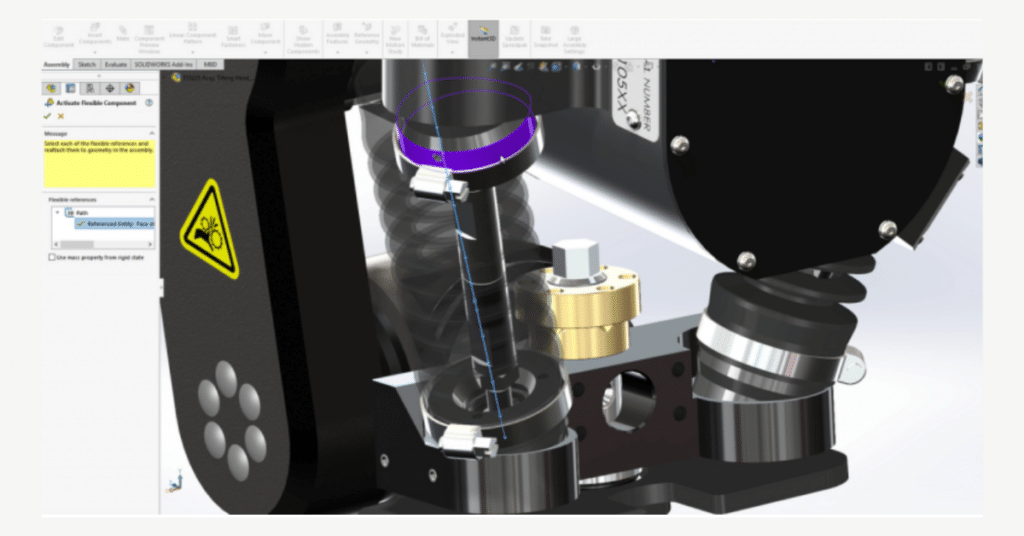 flusso di lavoro semplificato in solidworks Nuovamacut
