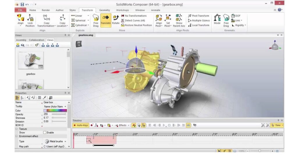 creare illustrazioni ed immagini di alta qualita con SOlidWorks Composer