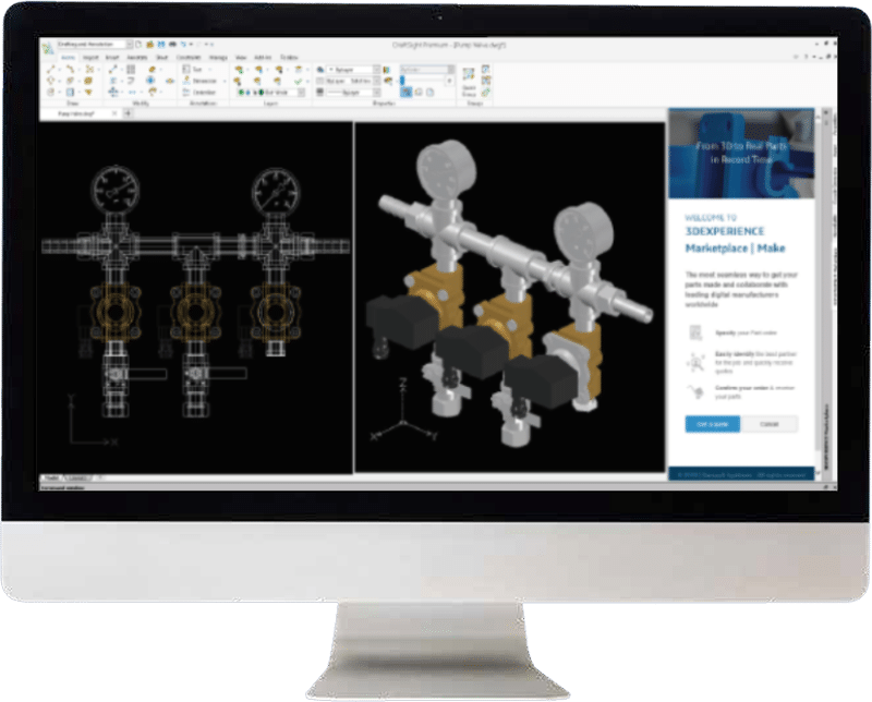 DraftSigt passare al 3D Nuovamacut