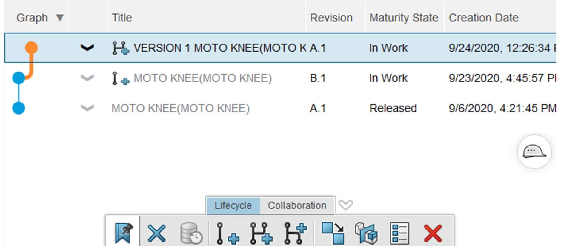 creazione e gestione di Ramificazioni o Branch di prodotto nella 3DEXPERIENCE