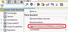 Come aggiungere e aggiornare le filettature cosmetiche in SolidWorks immagine 2 blog TS Nuovamacut