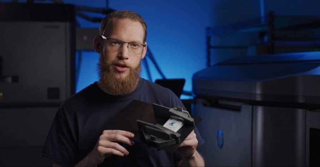 pezzo unico di cambio rapido stampato in 3D