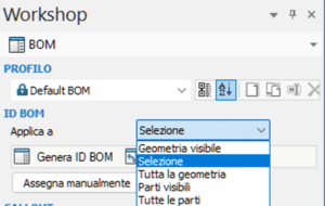 Come creare una distinta materiali BOM SolidWorks 3