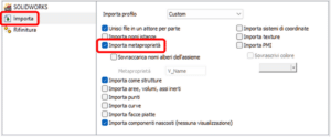 Come importare i dati di progetto in SolidWorks Composer 2