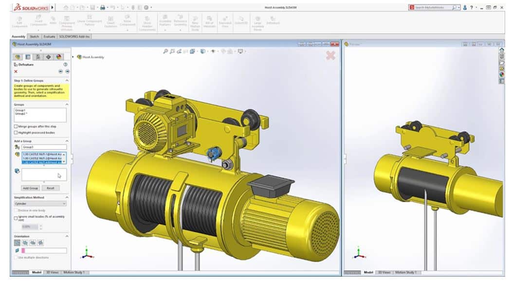 Strumenti per la semplificazione di un assieme 2
