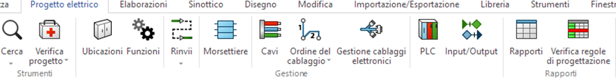ecco la riprogettazione interfaccia utente in electrical