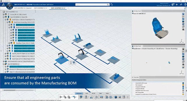 Manufacturing Bill of Materials DELMIA