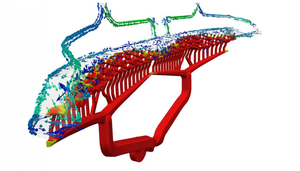 simulazione del riempimento pressofusione
