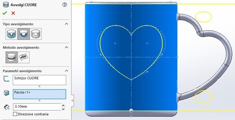 Realizzazione del decoro a forma di cuore san valentino solidworks blog Nuovamacut