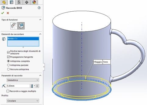 Realizzazione del manico 3 san valentino solidworks blog Nuovamacut