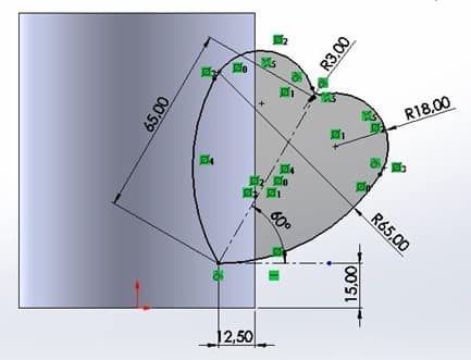 Realizzazione del percorso del manico san valentino solidworks blog Nuovamacut
