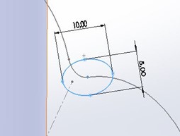 Realizzazione del profilo del manico 2 san valentino solidworks blog Nuovamacut