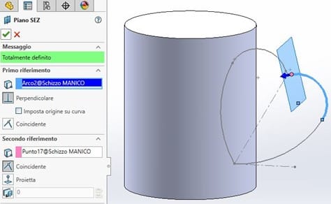 Realizzazione del profilo del manico san valentino solidworks blog Nuovamacut
