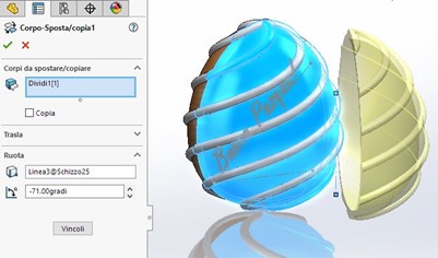 Feature SolidWorks testo dello schizzo 2