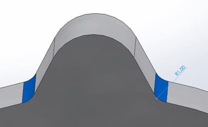 Realizzare un pendaglio ornamentale in stile Star Wars con SolidWorks Realizzazione del supporto per lanello 3