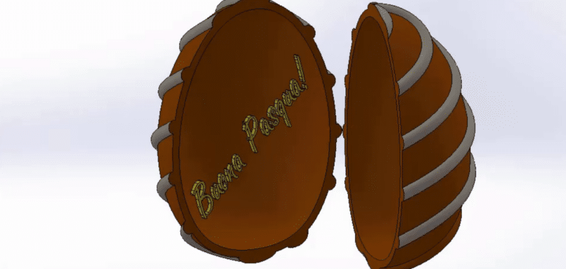 Realizzare un uovo di Pasqua SolidWorks