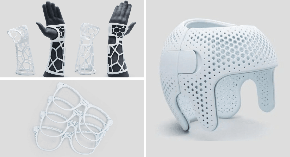 Materiale HP MJF PA 12 W ad alta riutilizzabilita per stampare in 3D componenti funzionali bianchi robusti e di alta qualita