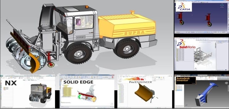 Come si comporta con la progettazione multi CAD e la gestione delle distinte BOM eBOM mBOM min