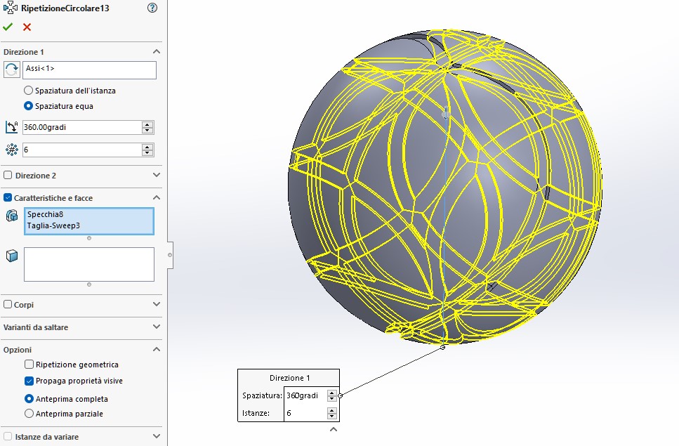Realizzazione del decoro 9