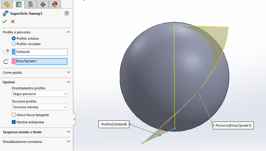 Realizzazione del percorso di taglio 4